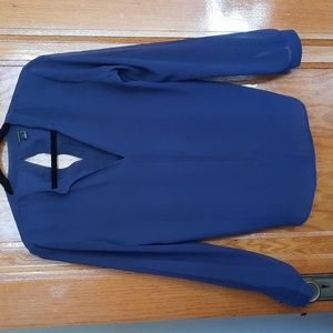 Dark blue Ann Taylor blouse